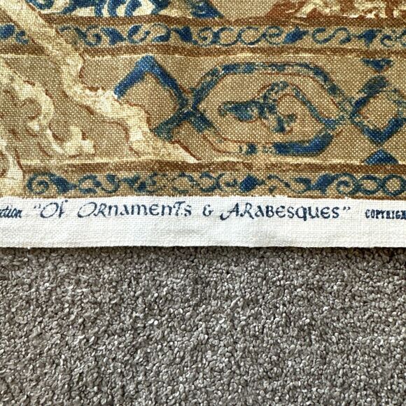 Warner & Sons Limited Upholstery Fabric Alexandra of Ornaments & Arabesques 4 yd - Picture 4 of 8